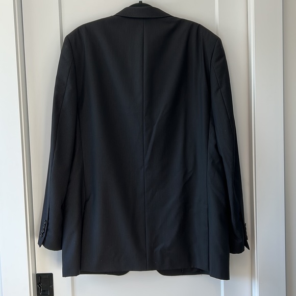 Pronto Uomo Couture Black Pinstripe Suit - Picture 3 of 9